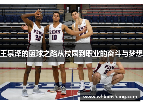 王泉泽的篮球之路从校园到职业的奋斗与梦想
